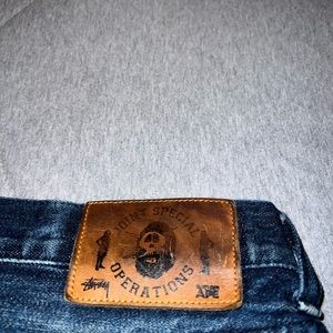 Bape x Stussy jeans